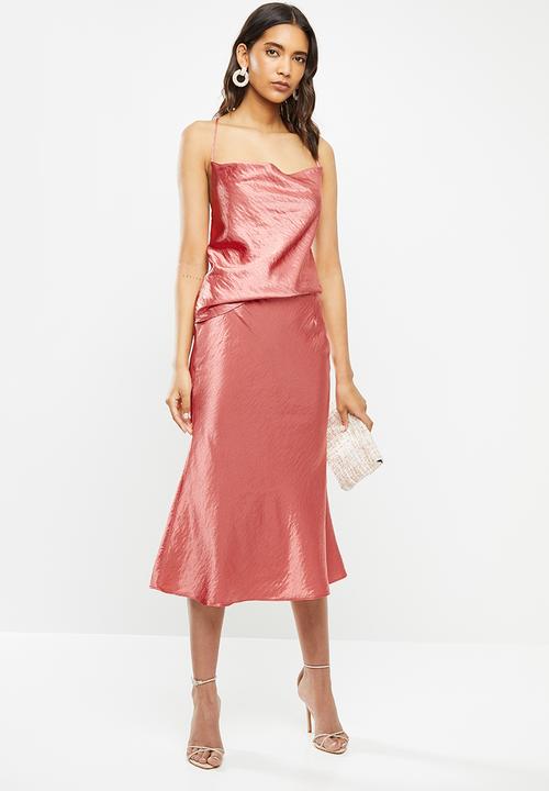 Glamorous - Satin cami- rose