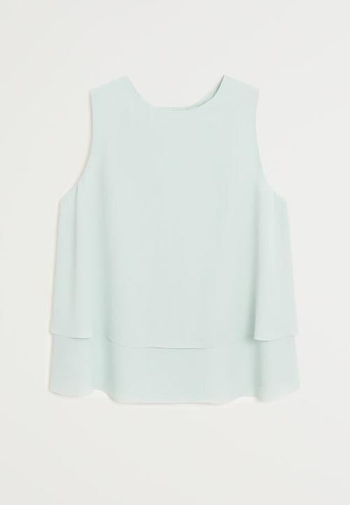 MANGO - Maracuya blouse - green