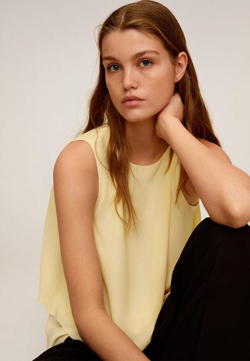MANGO - Maracuya blouse - yellow