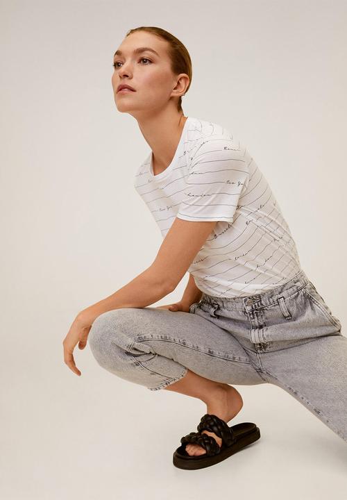MANGO - Chalove T-shirt - white