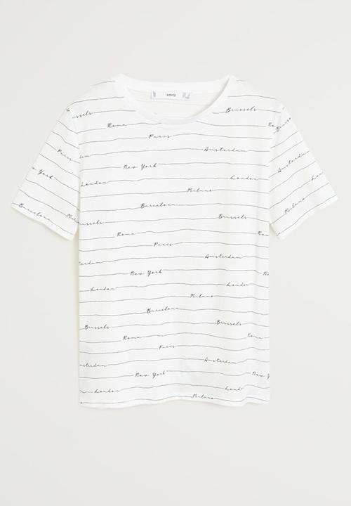 MANGO - Chalove T-shirt - white