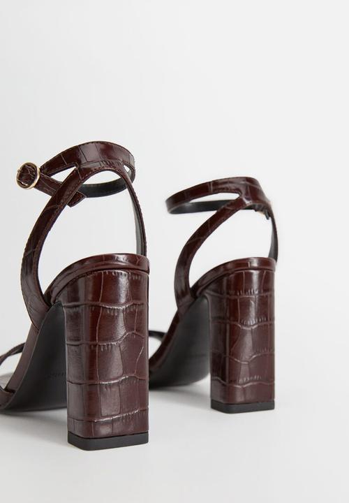 MANGO - Heaven heel - dark red