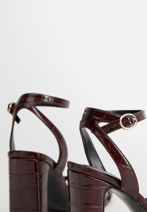 MANGO - Heaven heel - dark red