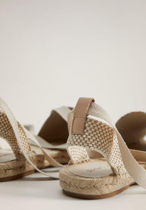 MANGO - Natural espadrille - light beige