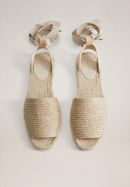 MANGO - Natural espadrille - light beige