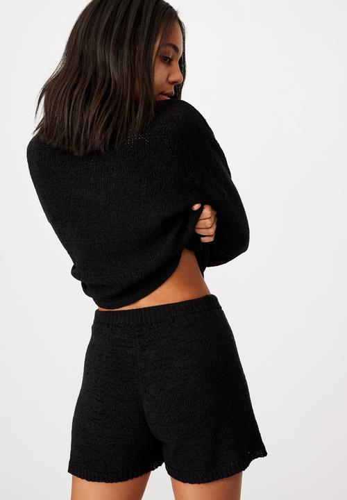 Cotton On - Summer lounge short -black