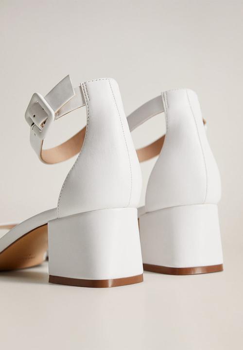 MANGO - Basic heel - white