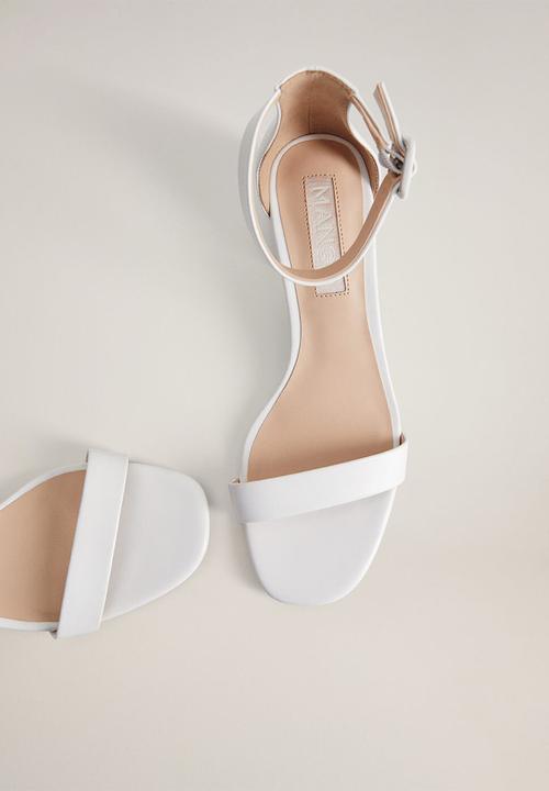 MANGO - Basic heel - white