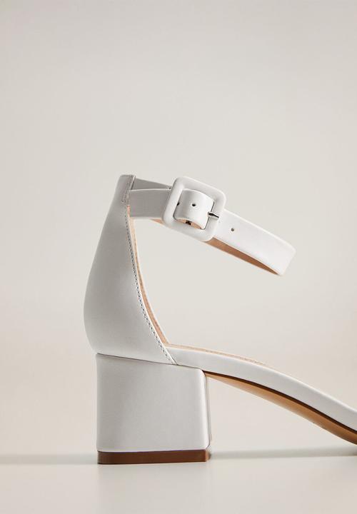 MANGO - Basic heel - white
