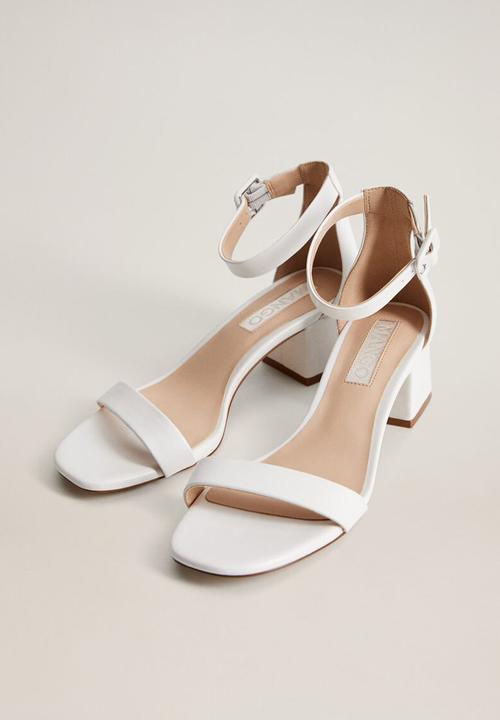MANGO - Basic heel - white