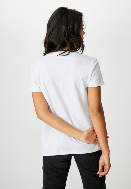Cotton On - Classic slogan T-shirt - grey