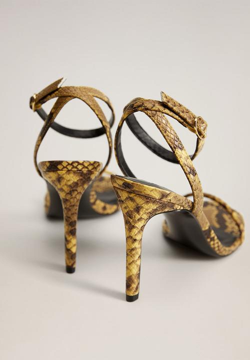 MANGO - Lali heel - light pastel yellow