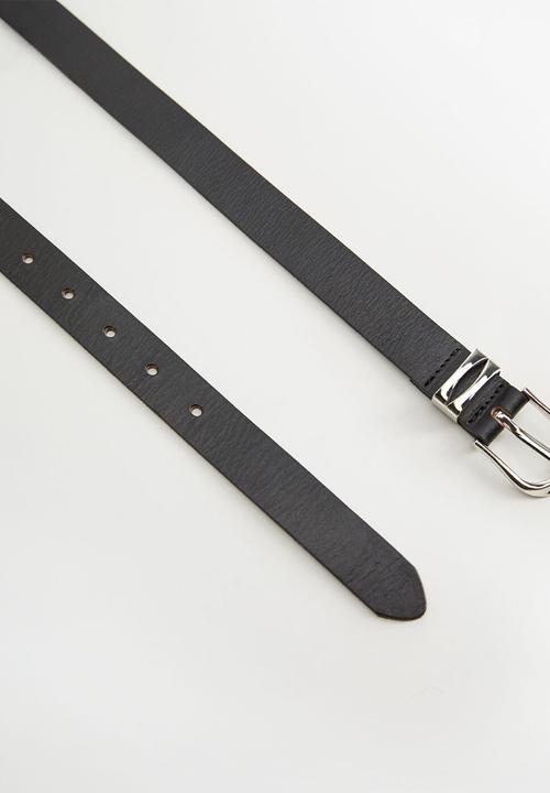 MANGO - Skin belt - black