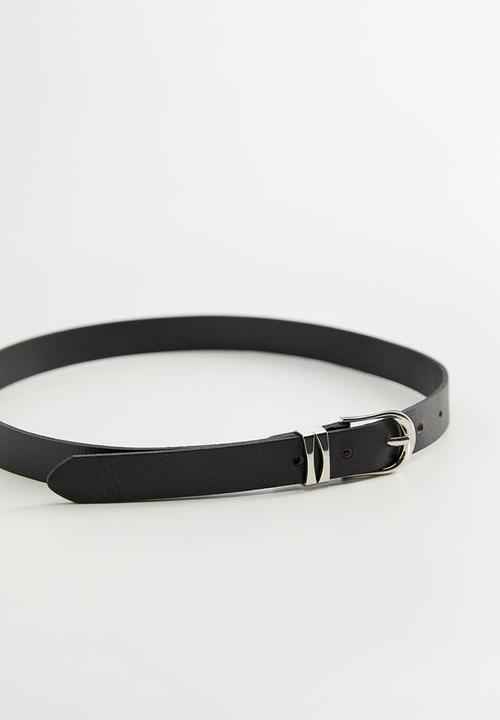 MANGO - Skin belt - black