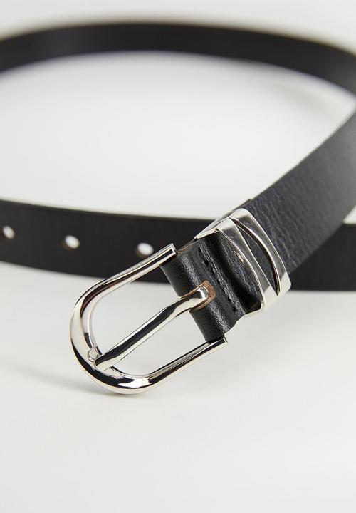 MANGO - Skin belt - black