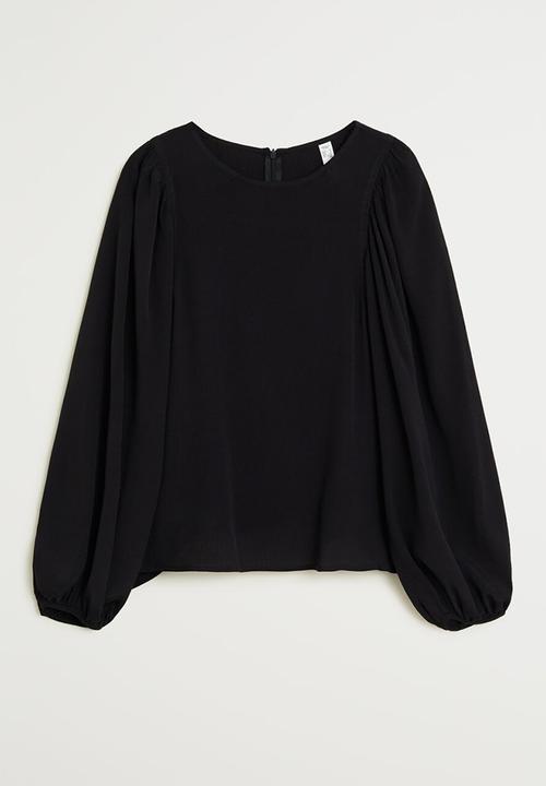 MANGO - Volume blouse - black