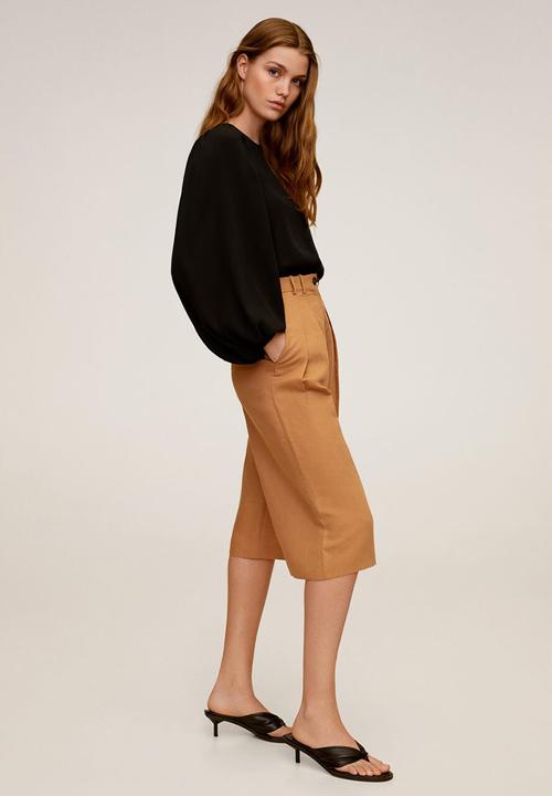 MANGO - Volume blouse - black