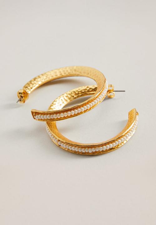MANGO - Vikolora earrings - gold
