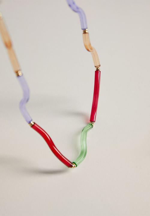 MANGO - Tambutan necklace - multi