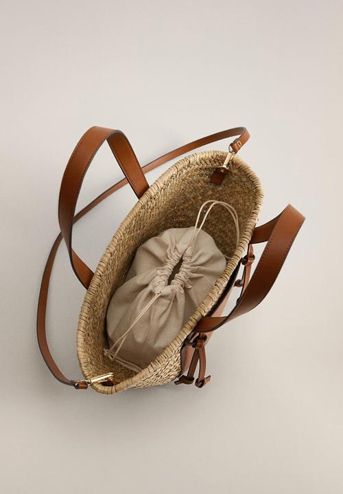 MANGO - Toscana bag - medium brown
