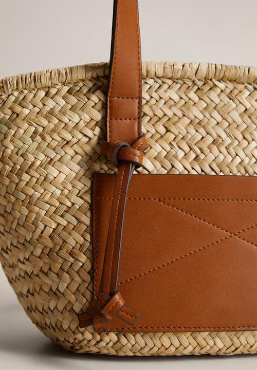 MANGO - Toscana bag - medium brown