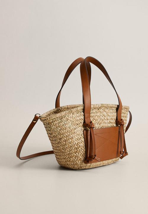 MANGO - Toscana bag - medium brown