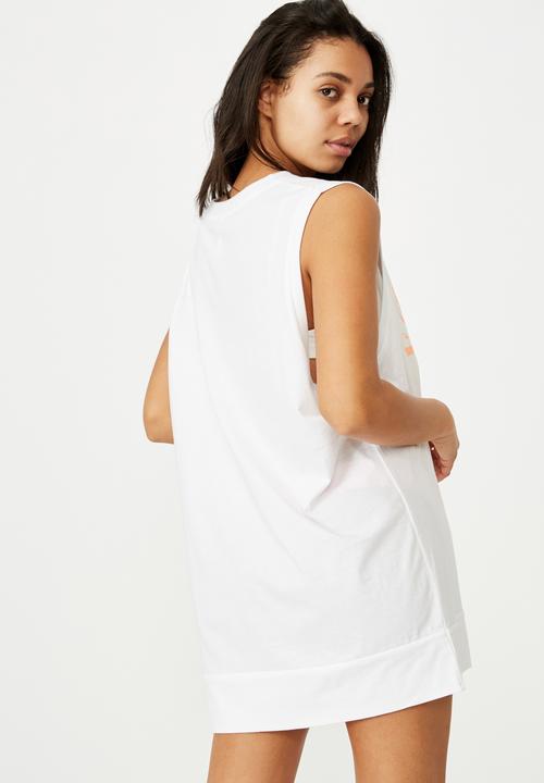 Cotton On - 90s Tank nightie - white 