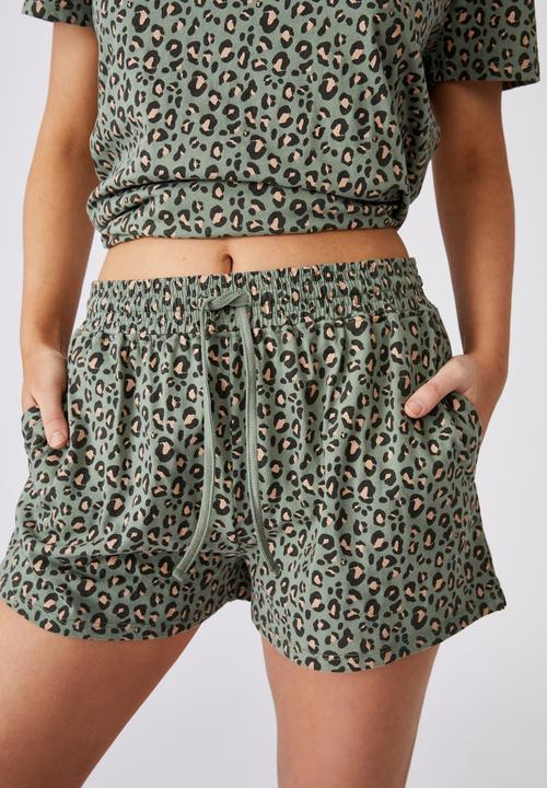 Cotton On - Jersey sleep short - khaki 