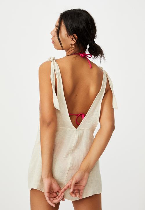 Cotton On - Beach playsuit - neutral