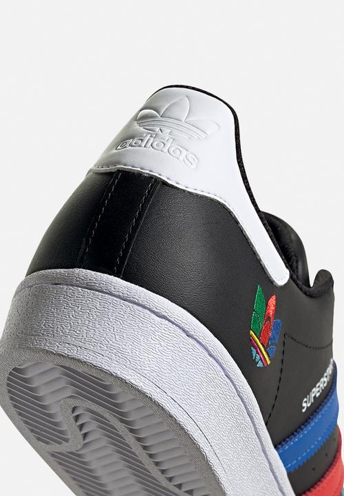 adidas Originals - Superstar - core black/green/ftwr white