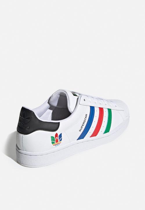 adidas Originals - Superstar - ftwr white/green/core black