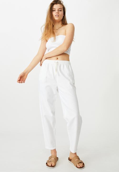 Cotton On - Everyday pant - white