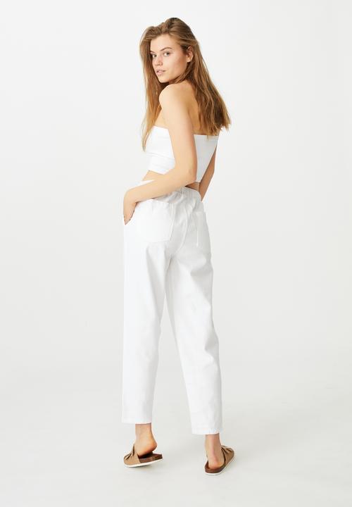 Cotton On - Everyday pant - white