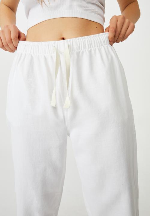 Cotton On - Everyday pant - white