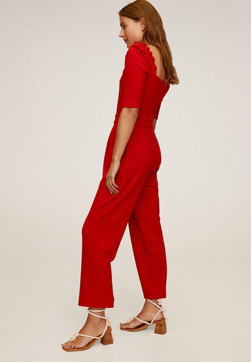 MANGO - Citronen jumpsuit - red
