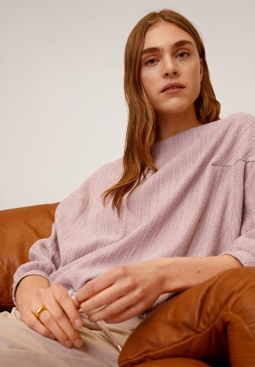 MANGO - Rusi sweatshirt - purple