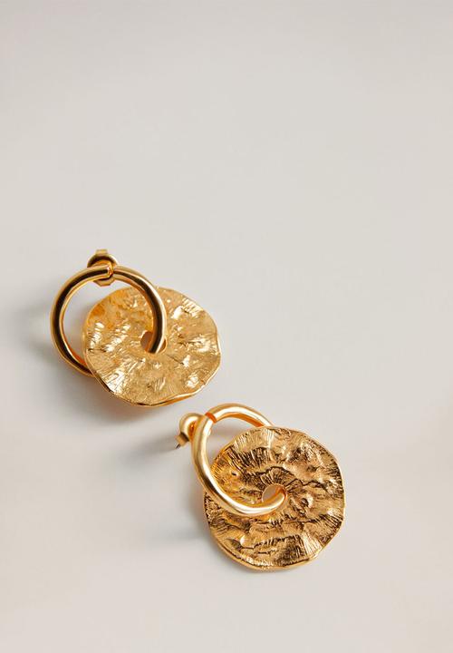 MANGO - Angelien earrings - gold