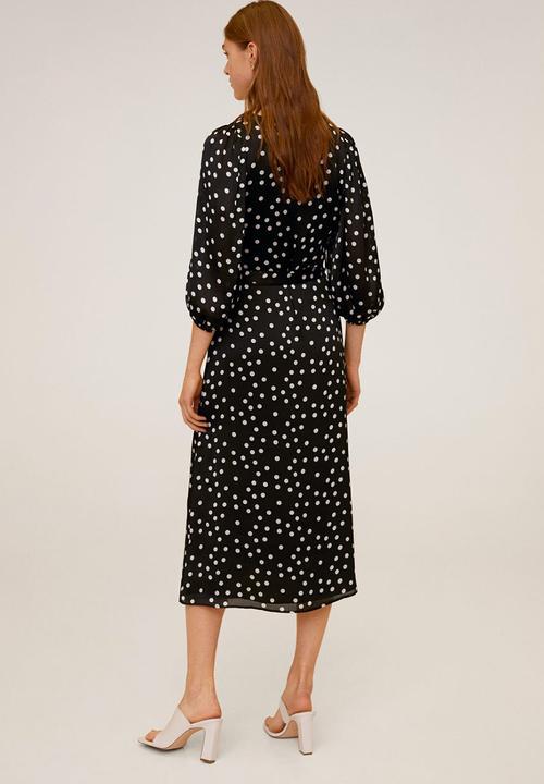 MANGO - Punti dress - black & white