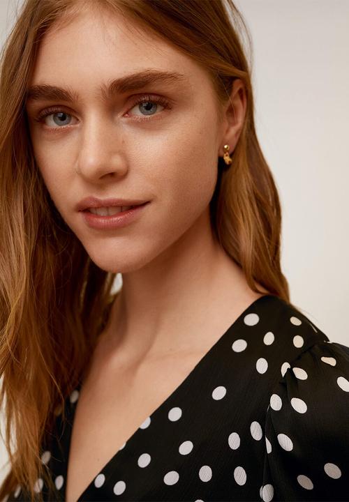MANGO - Punti dress - black & white