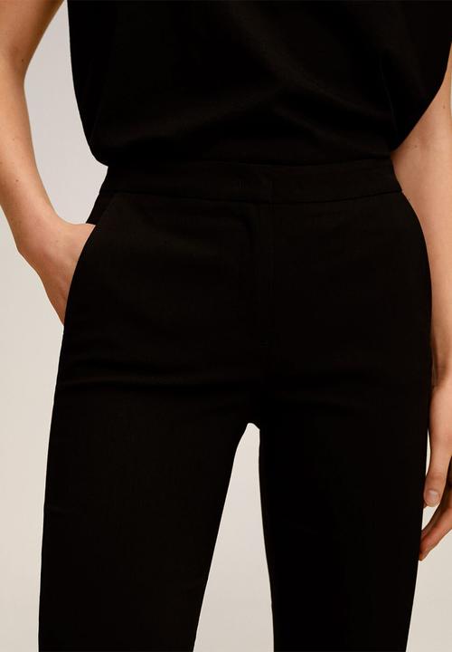 MANGO - Cola trousers - black