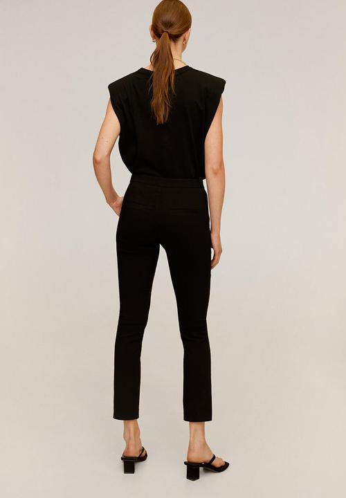 MANGO - Cola trousers - black