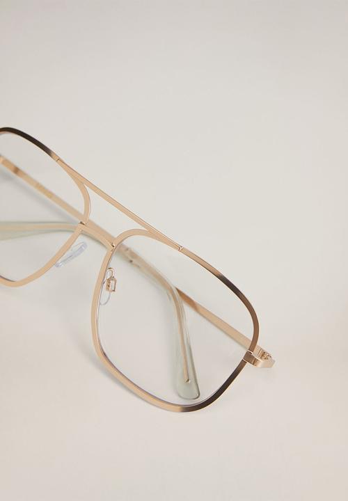 MANGO - Optical sunglasses - gold