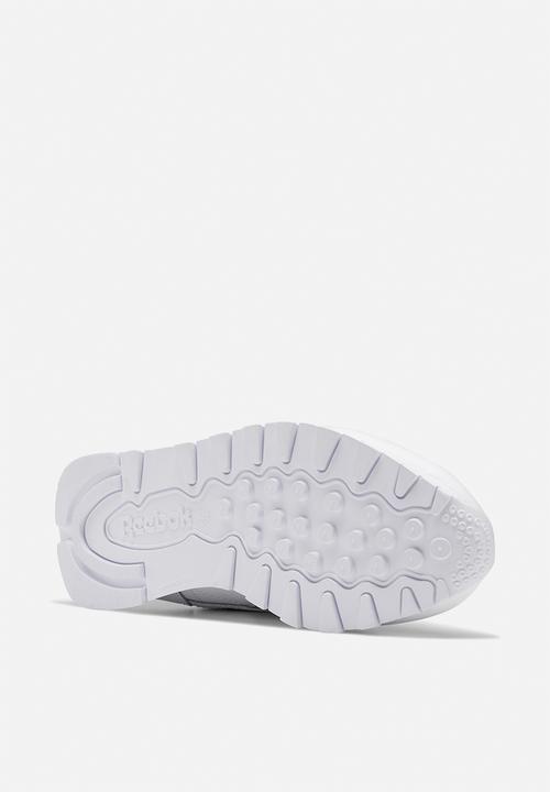 Reebok - Classic leather - white / silver met. / white
