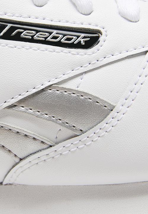 Reebok - Classic leather - white / silver met. / white