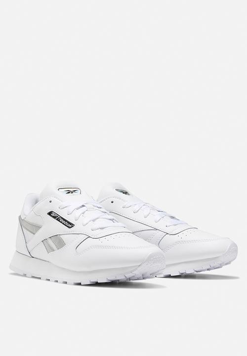 Reebok - Classic leather - white / silver met. / white