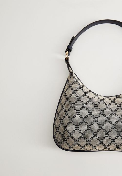 MANGO - Ride bag - blue & grey 