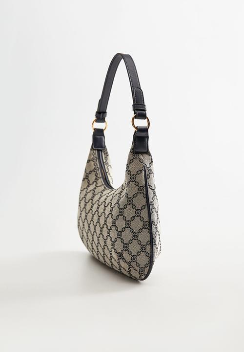 MANGO - Ride bag - blue & grey 