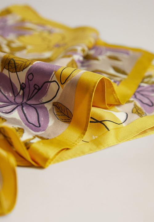 MANGO - Rita neck scarf - light pastel purple