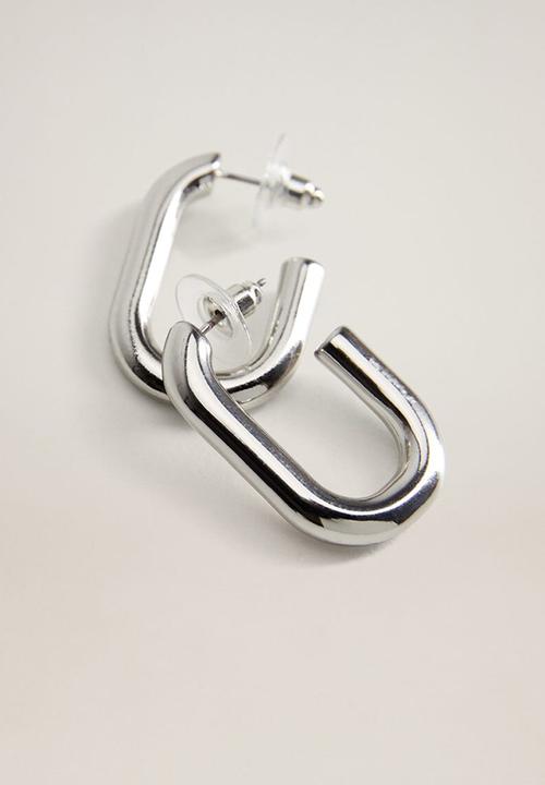 MANGO - Saffi earrings - silver