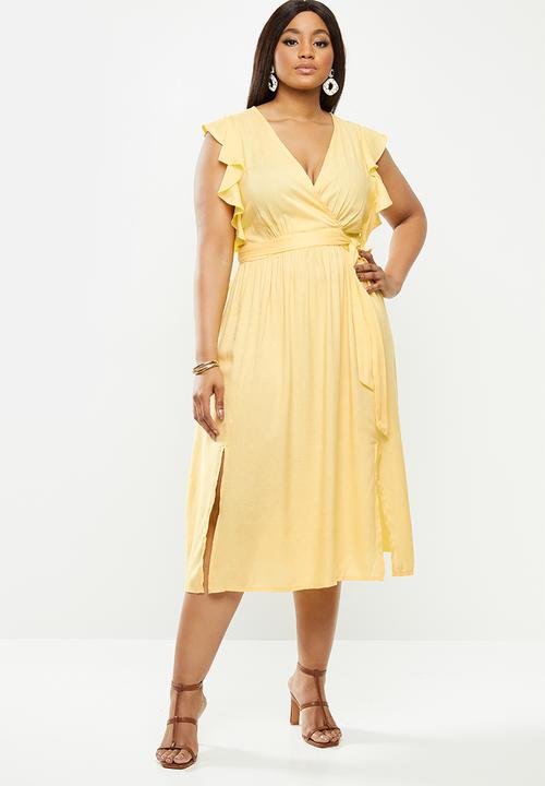 plus size deep v dress